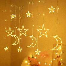 Load image into Gallery viewer, LED Fairy String Window Curtain Lights Star Christmas Xmas Party Home Indoor
