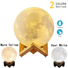 Load image into Gallery viewer, Moon Lamp Color Change Night Light
