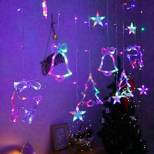Load image into Gallery viewer, LED Fairy String Window Curtain Lights Star Christmas Xmas Party Home Indoor

