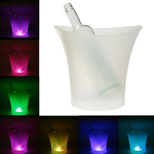Load image into Gallery viewer, 7 Colors LED Light Ice Bucket  Drinks Ice Cooler Bar Party 5L
