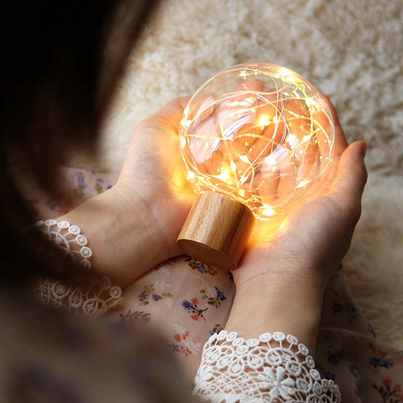 Crystal Ball LED Fairy Light Lamp