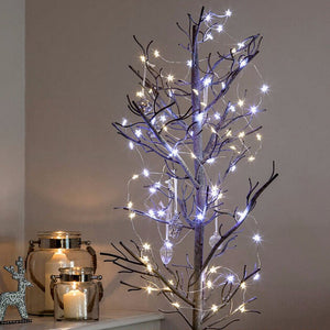 LED Star Fairy Lights Battery Operated Twinkle String Light Copper